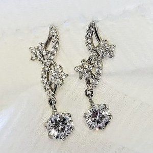 Artisan Sparkling Sterling Silver Earrings